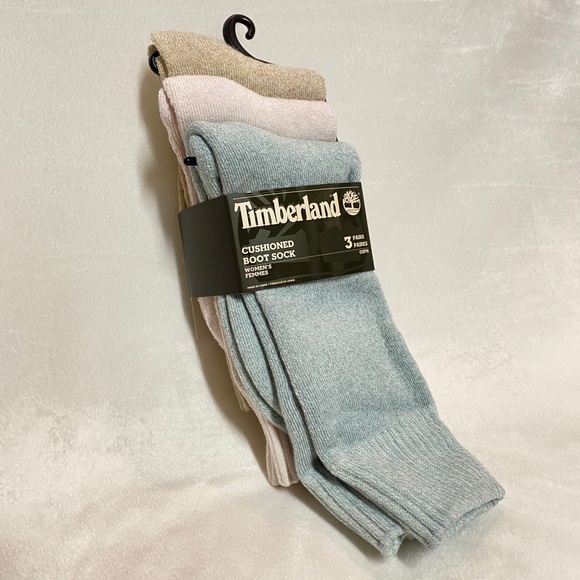 Timberland Accessories - Timberland Cushioned Boot Socks 3 Pairs